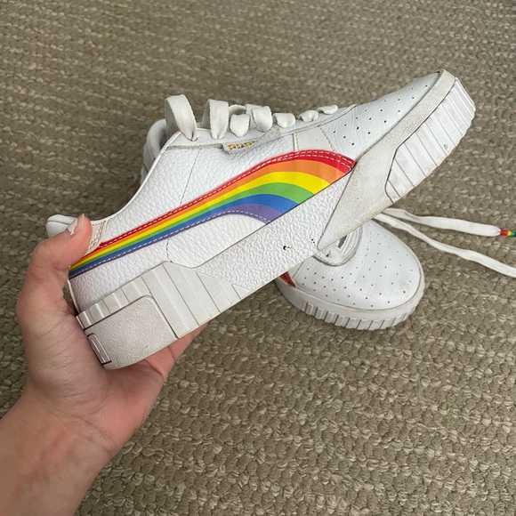 Rainbow Puma Sneakers Size 7 - Picture 3 of 8